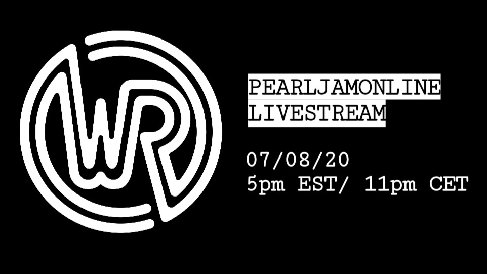 Pearl Jam Online Livestream with White Reaper 
