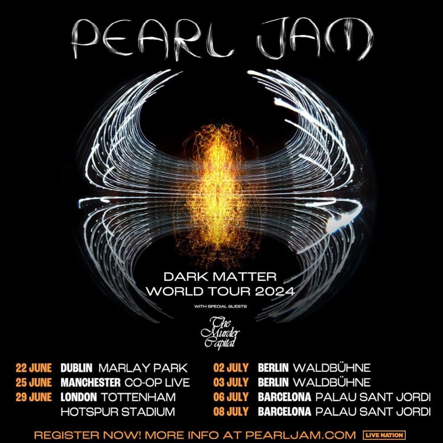 Pearl Jam 2024 UK/Euro Tour: Let the tour begin…