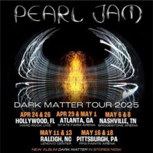 Pearl Jam announce Dark Matter 2025 U.S. Tour