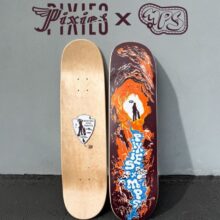 Jeff Ament collaborates with Pixies for a skate deck